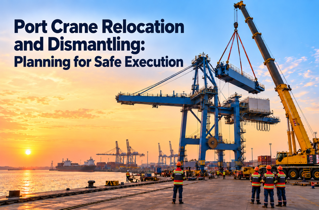 Port Crane Relocation and Dismantling: Planning for Safe Execution