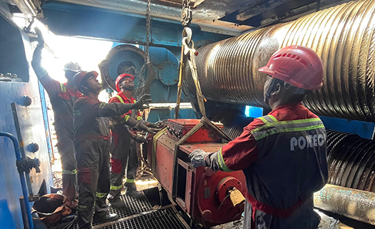 MHC Winch Drum Retrofit Work at Mundra Adani Port