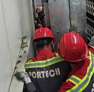 QC's Drive replacement work @ Mundra DPW