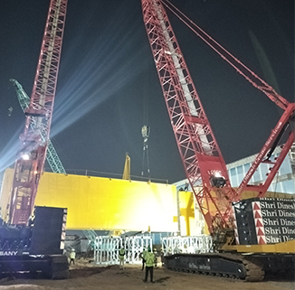 1 No of 300 T Goliath Crane Erection work for Larsen and Toubro (L&T)