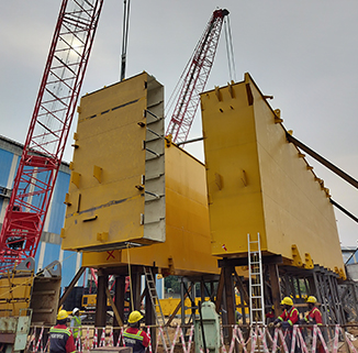 1 No of 300 T Goliath Crane Erection work for Larsen and Toubro (L&T)