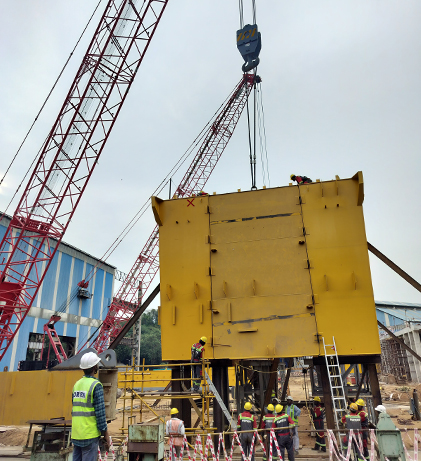 1 No of 300 T Goliath Crane Erection work for Larsen and Toubro (L&T)