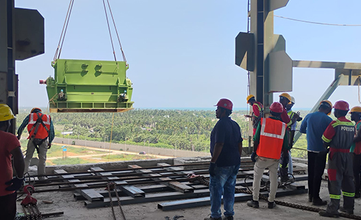 BHEL 660 MW power plant Conveyor Erection and installation work